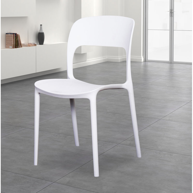 Chaise d'appoint Ajibola Demmer, Blanc