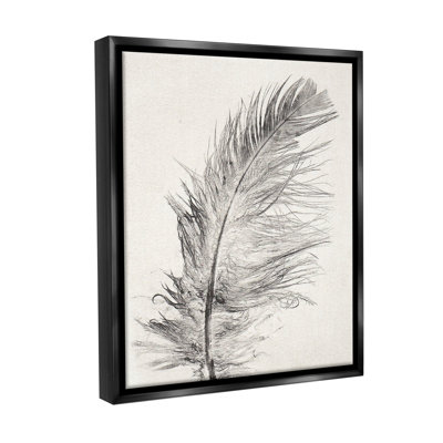 «Boho Windswept Feather Floater Frame» par Pernille Folcarelli sur
