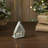 Festive Finds Tealight Holder Metal Village House F Antique Grey 3x2.75x2
