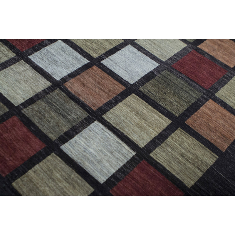 Wool Geometric Area Rug