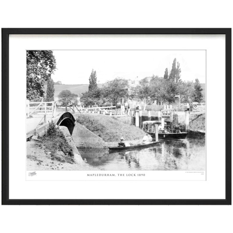 Eastwell, Park C1874 - Single Picture Frame Print, 28cm H x 36cm W x 2.3cm D