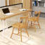 Chaise de salle à manger avec cadre en bois d'hévéa-108808905-108808904