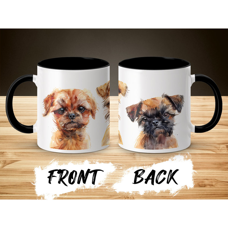 Ceramic Coffee Mug, Black, 3