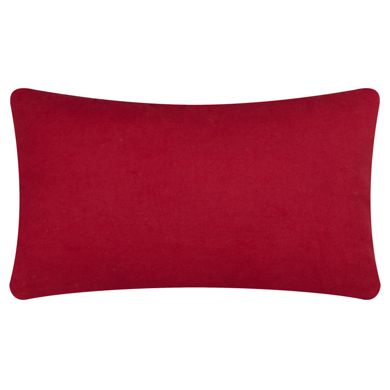 Rectangular Cushion Cover, Red Candy Fa La La