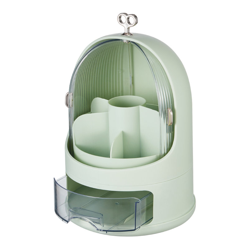 Plastic Makeup Organizer, Green