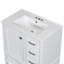 Ensemble de meuble-lavabo 30 po avec lavabo, porte à fermeture douce et 3 tiroirs, structure en bois massif-1360282645