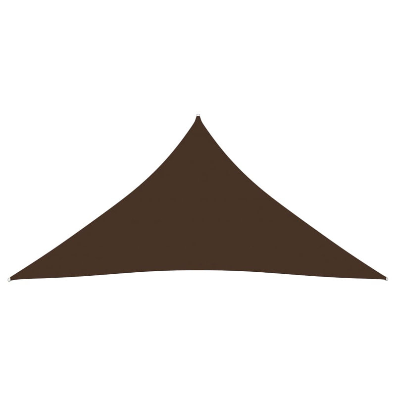Naplate 5m x 7m Triangle Shade Sail, Brown