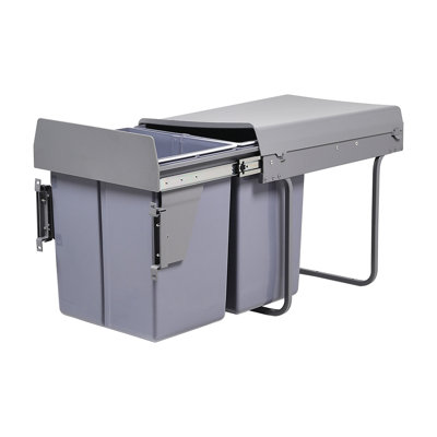 Pulley Lift Tilt Out Trash Can - 40L
