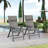 Foldable Patio Dining Armchair