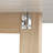 Rolling Drop Leaf Dining Table with Storage Cabinet and Wine Rack