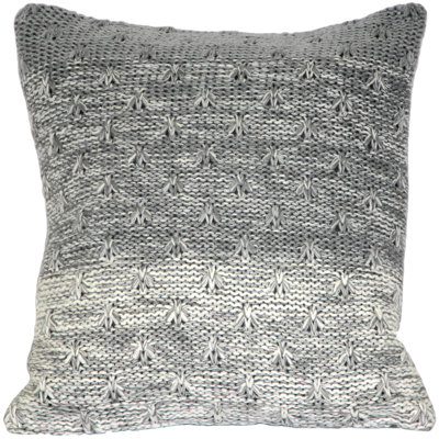 Hygge Storm Knit Throw Pillow