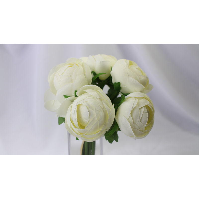 Bouquet de renoncule blanc, Crème