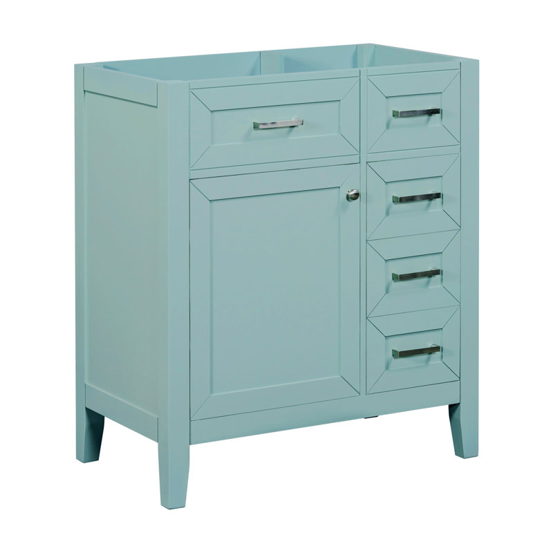 Base de meuble-lavabo 29,52 po Mayna seulement, Vert
