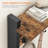 Mame Piece Metal and Wood Bracket Shelf