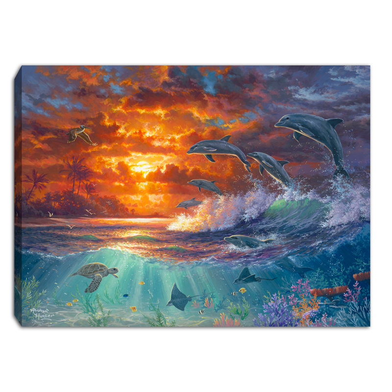 Toile arrière au-dessus de chevalet 8 x 6 Beyond the Shore