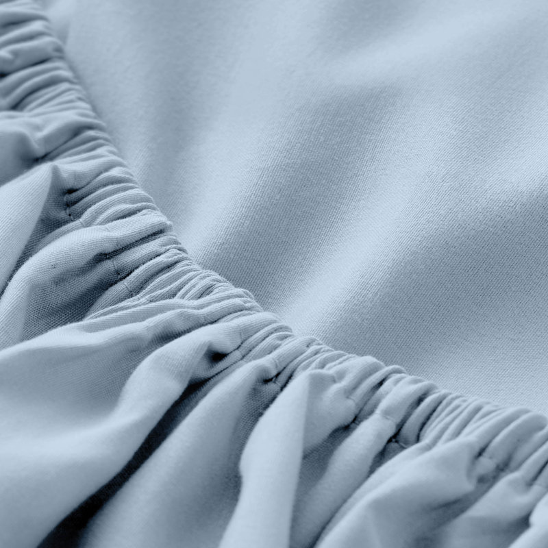 Drap-housse en microfibre, Drap-housse pour lit simple TG, Dusty Blue