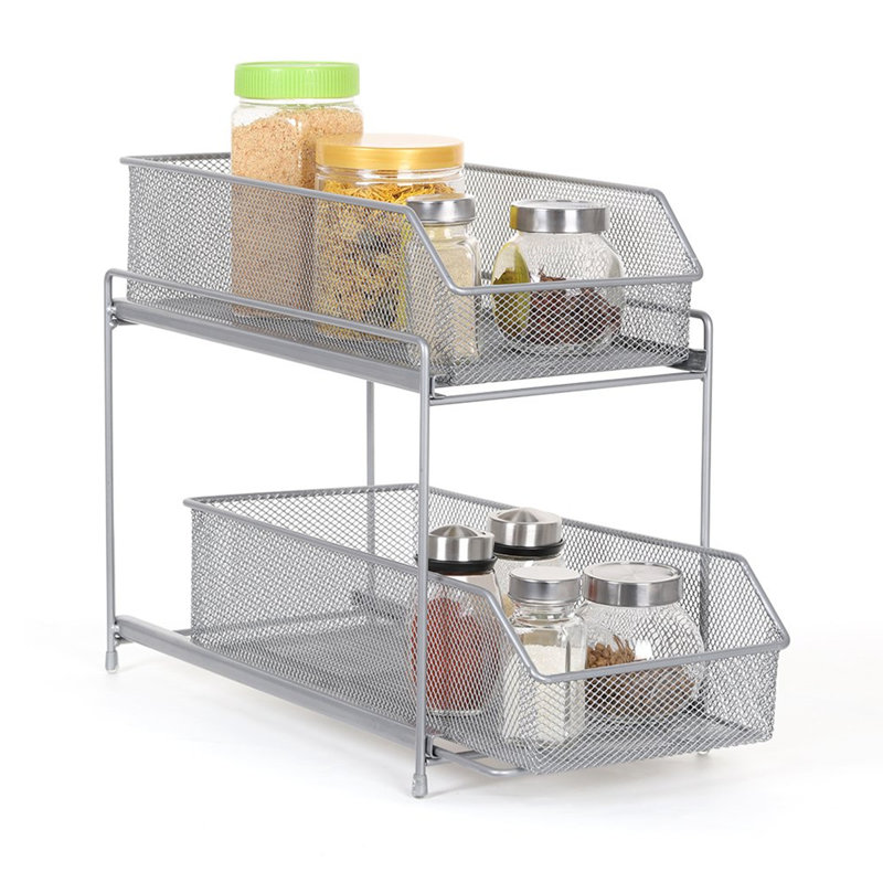 Freestanding Stainless Steel Spice Rack