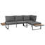 Garden Corner Sofa with Table 4 Seater Right Hand Modular-478066106-478066101