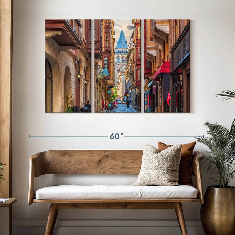 Sireci Alley In Turkey, 32" H x 50" W