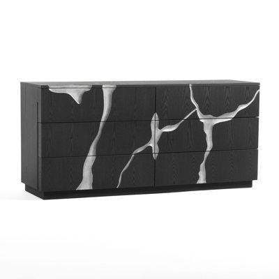Commode 6 tiroirs l 66 po Velva