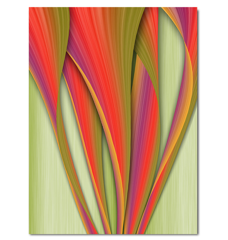 Paradise Print, 36" H x 24" W x 1.5" D, Paper