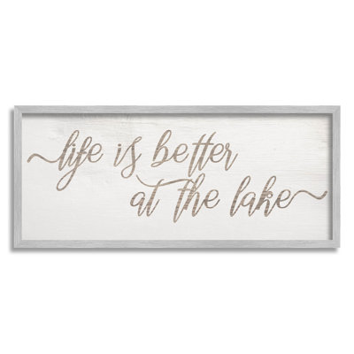 «Life Better At The Lake», estampe numérique par Lil 'Rue