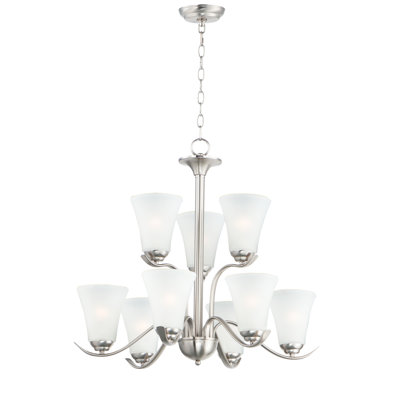 Lustre classique unique à 9 lumières Lavalley
