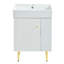 Lavabo de salle de bain, lavabo rectangulaire élégant