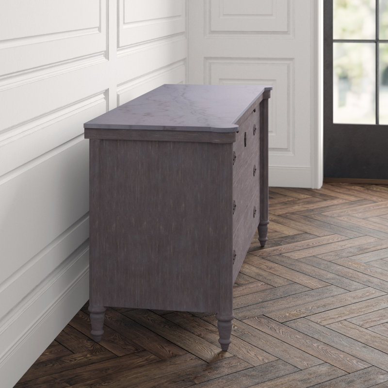 Augusta 3 - Drawer Solid Wood Dresser