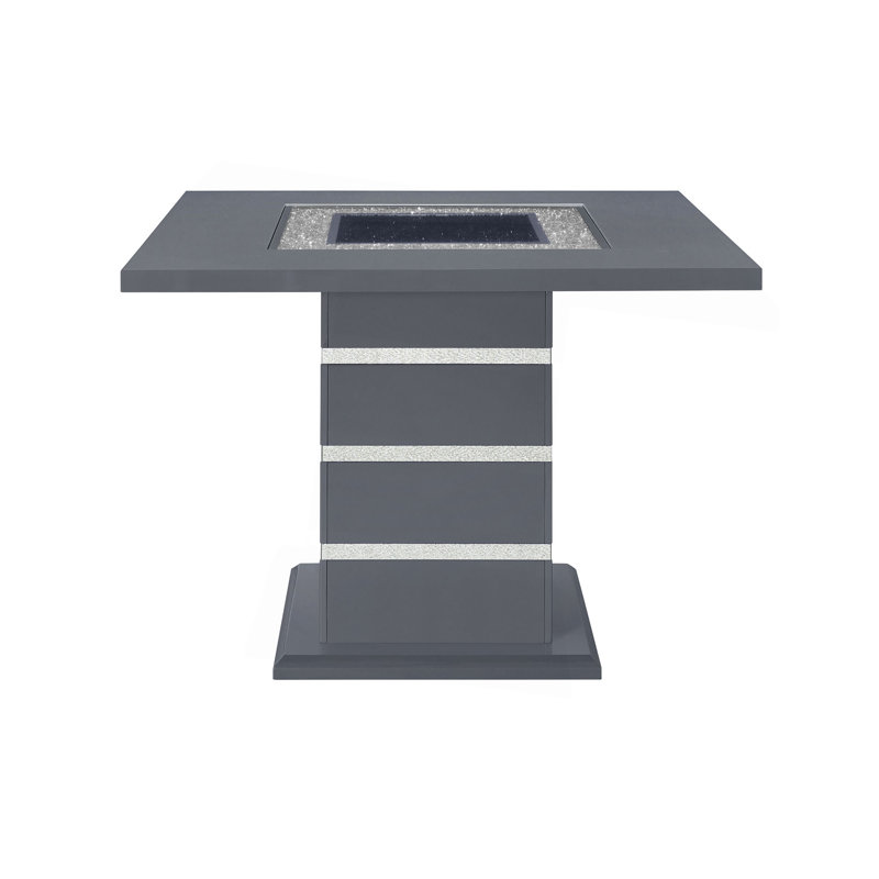 TABLE DE BAR ARIYA GRIS FONCÉ, Gris
