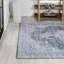 Tapis gris / bleu / blanc Heida Chenille Medallion Cottage-88570902