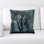 Floral Microsuede Throw Pillow