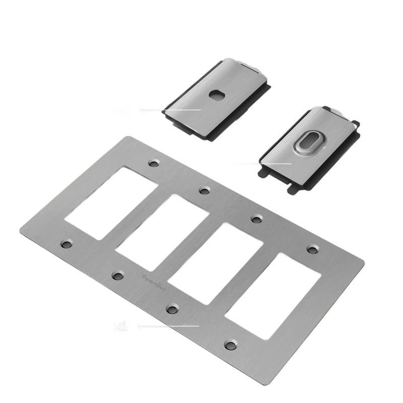 Plaque 4G / logo, Acier