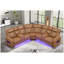Faux Leather Reclining Sectional