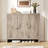 24-Pair Shoe Storage Cabinet with Adjustable Shelves-478305949