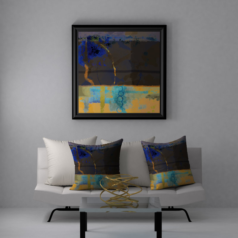 Abstract Throw Pillow, 20" x 20"
