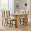 Nutmeg 90 cm Extendable Rectangular Dining Table