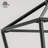 4-Light Lantern Geometric Chandelier in Matte Black