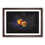 Orange Bell Peppers - Single Picture Frame Print on MDF-56866199-56866200