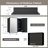 Lunara Recessed & Surface Framed 2 Door Medicine Cabinet with Mirror and Shelves-712726950-712726954