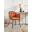 Bendte 40cm H Upholstered Metal Upholstered Back Accent-97650179
