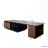 Extendable Coffee Table,  Length Adjustable Wood Coffee Table With 2 Storage Drawers For Living Room, Large Long Rectangular Center Table
