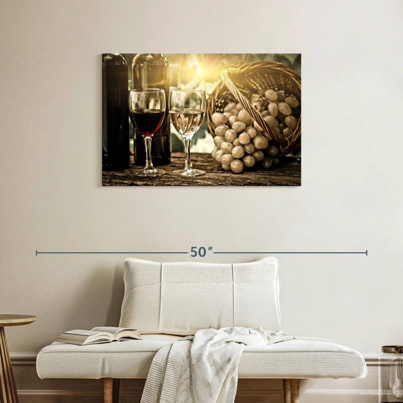 Yarlin Spring Vineyard Wine, 24" H x 36" W