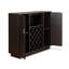 Armoire à vin rectangulaire avec support pour 18 bouteilles Bart, espresso