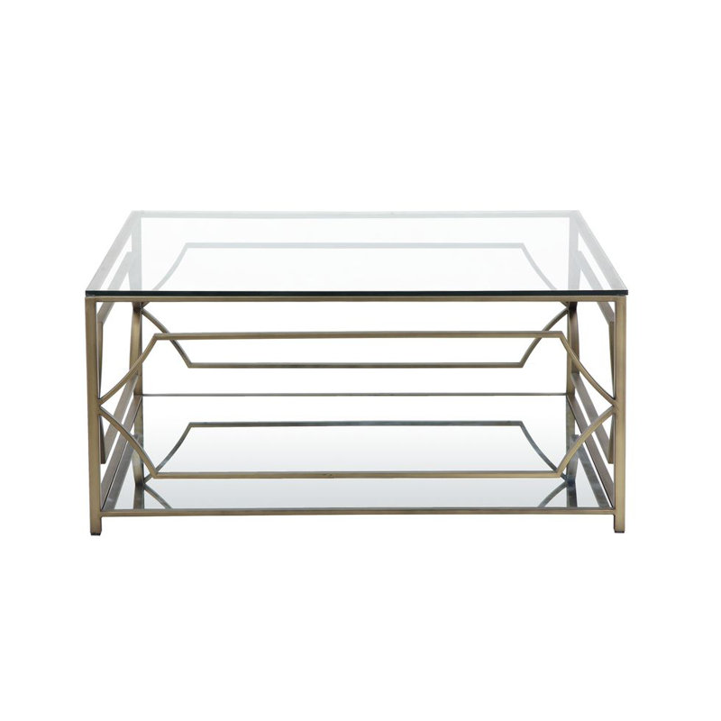 Edward Coffee Table, Brass