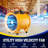 iLIVING Utility High Velocity Blower, Fume Extractor, Portable Exhaust and Ventilator Fan, Air Ventilation with 3450 RPM, Yellow-93983369