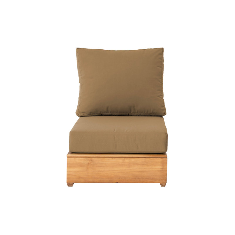 Arrihanna Outdoor Teak Lounge Chair, Cocoa