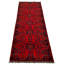 Tapis rouge en laine nouée à la main 2 pi 10 po x 9 pi 5 po Khal Mohammadi