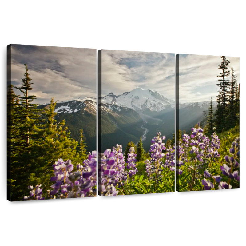 Alvord Mt. Rainier, H 42 po x l 65 po