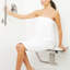 Banc de douche blanc